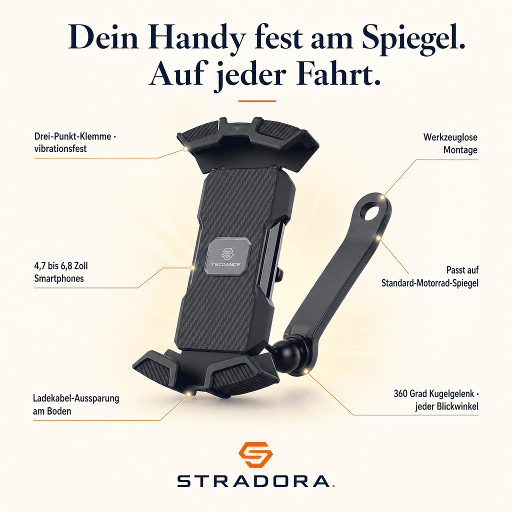 Stradora Motorrad Handyhalterung