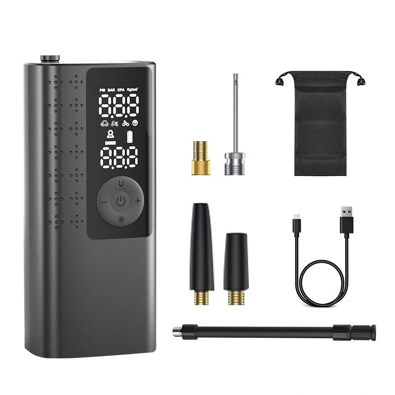 Gonfleur AirRove avec flexible, embouts, câble et pochette