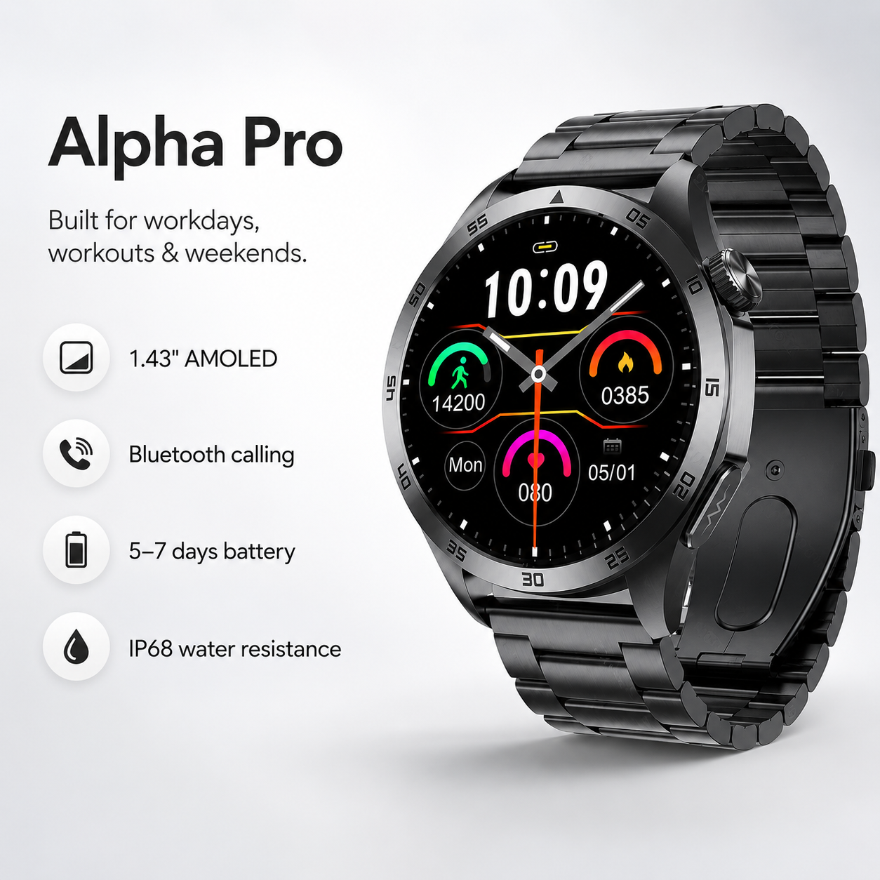 Alpha Pro Montre connectée