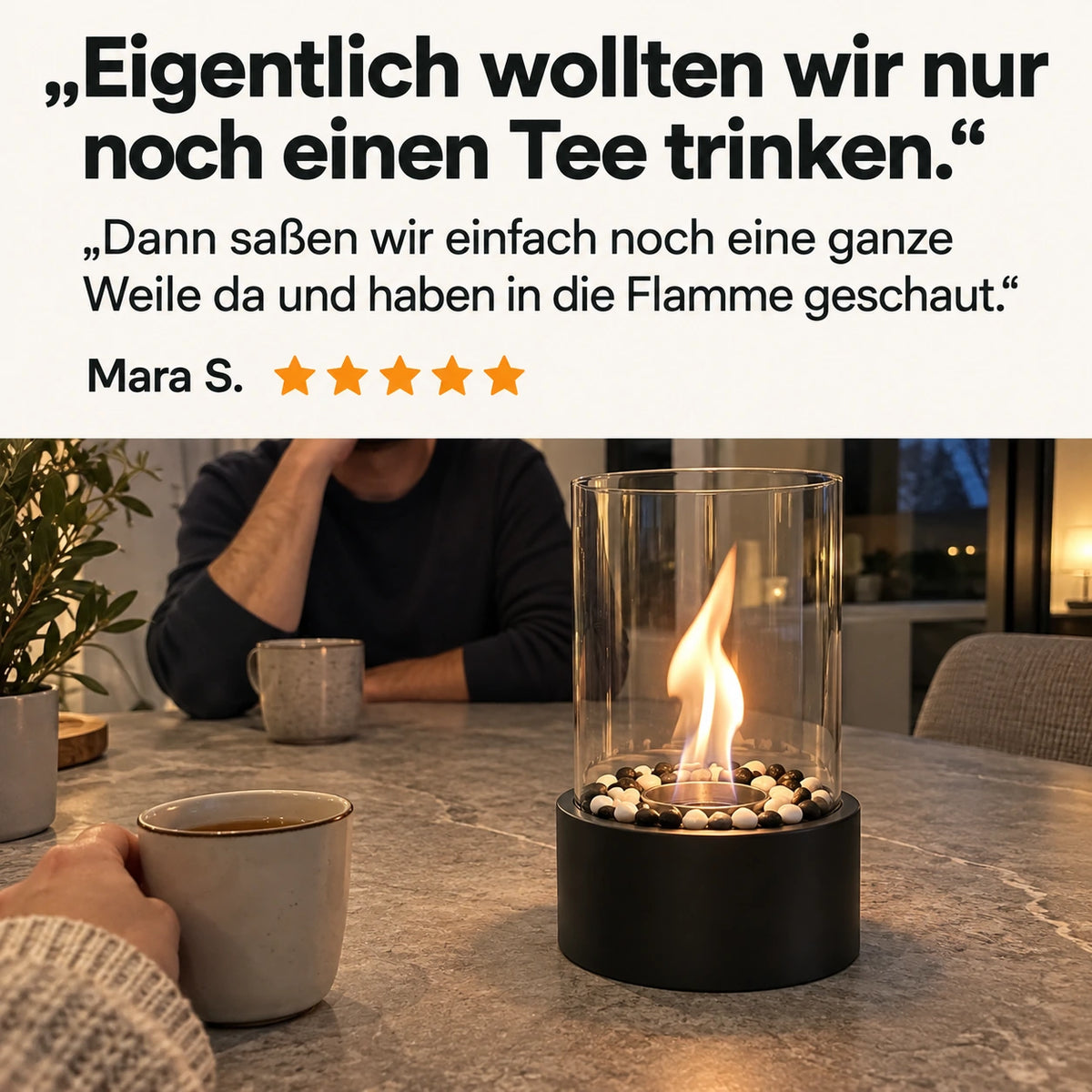 „Eigentlich wollten wir nur noch einen Tee trinken.“