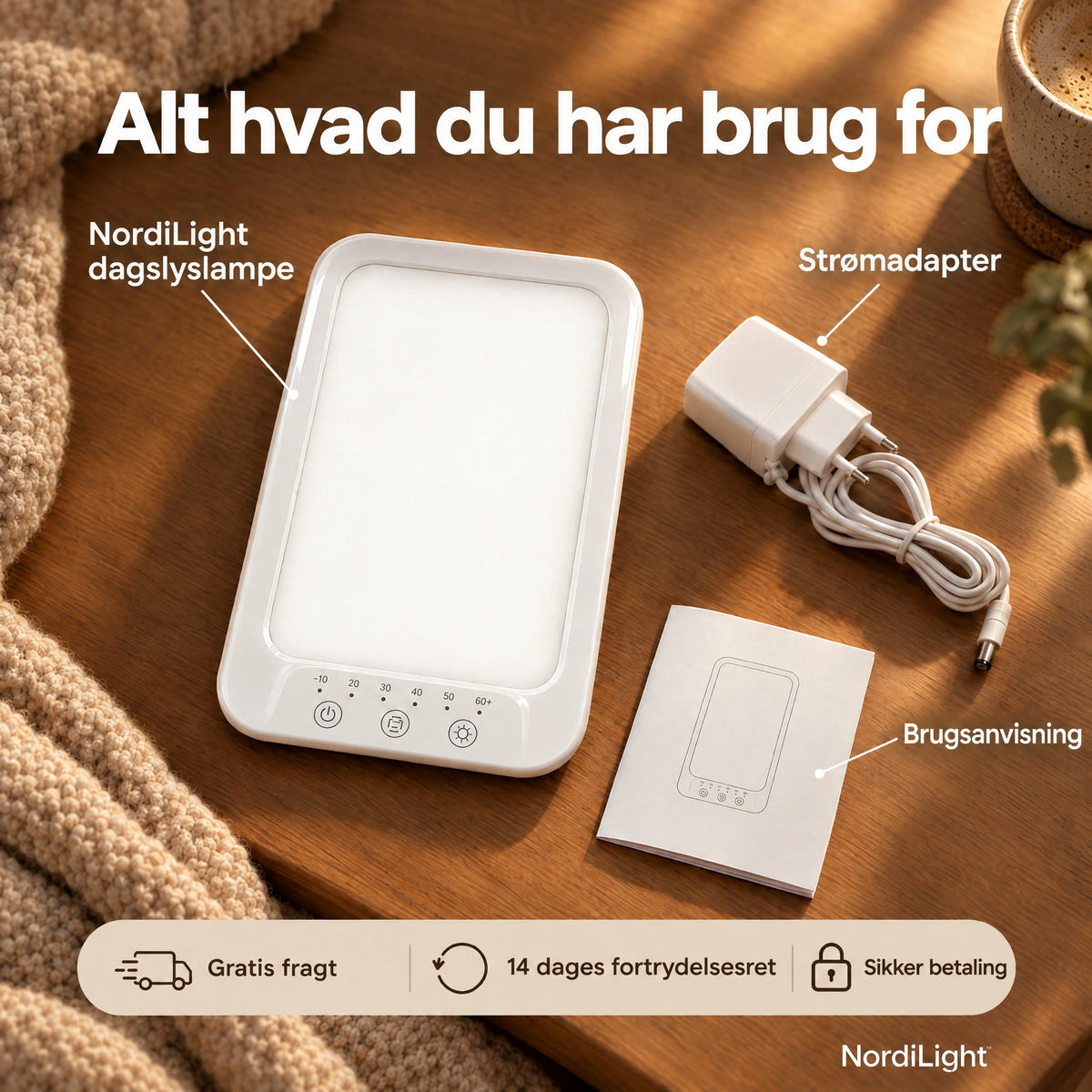 NordiLight dagslyslampe