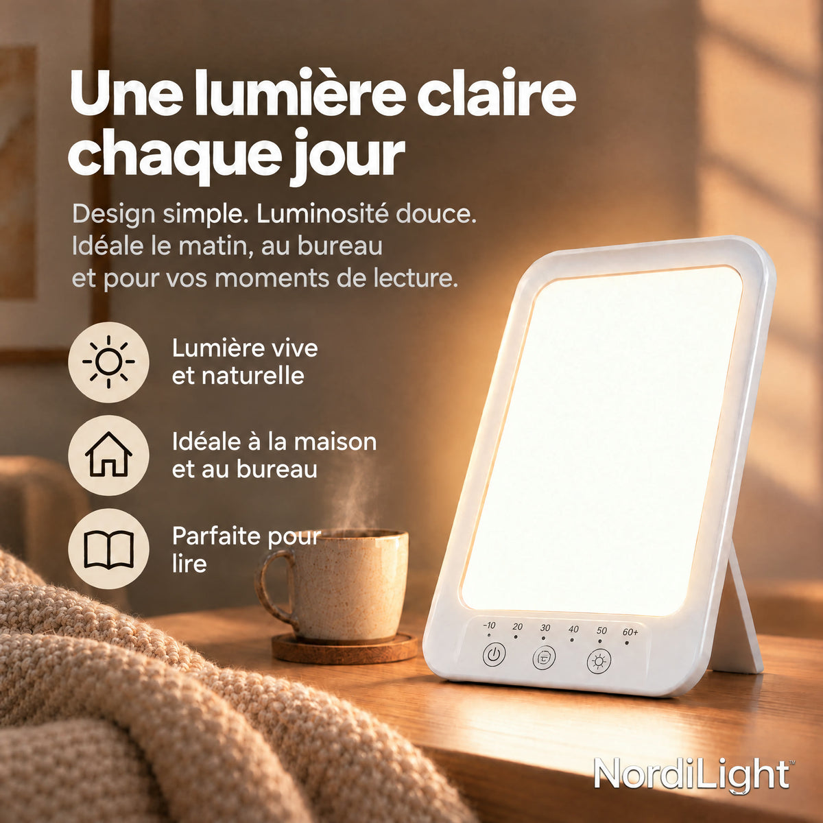 Lampe de luminothérapie NordiLight