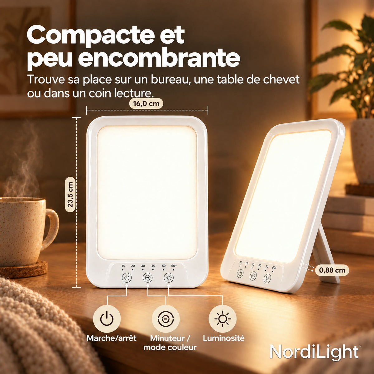 Lampe de luminothérapie NordiLight