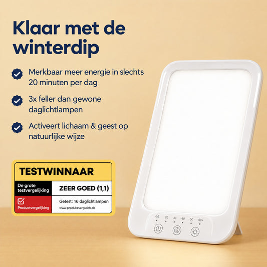 NordiLight daglichtlamp – klaar met de winterdip