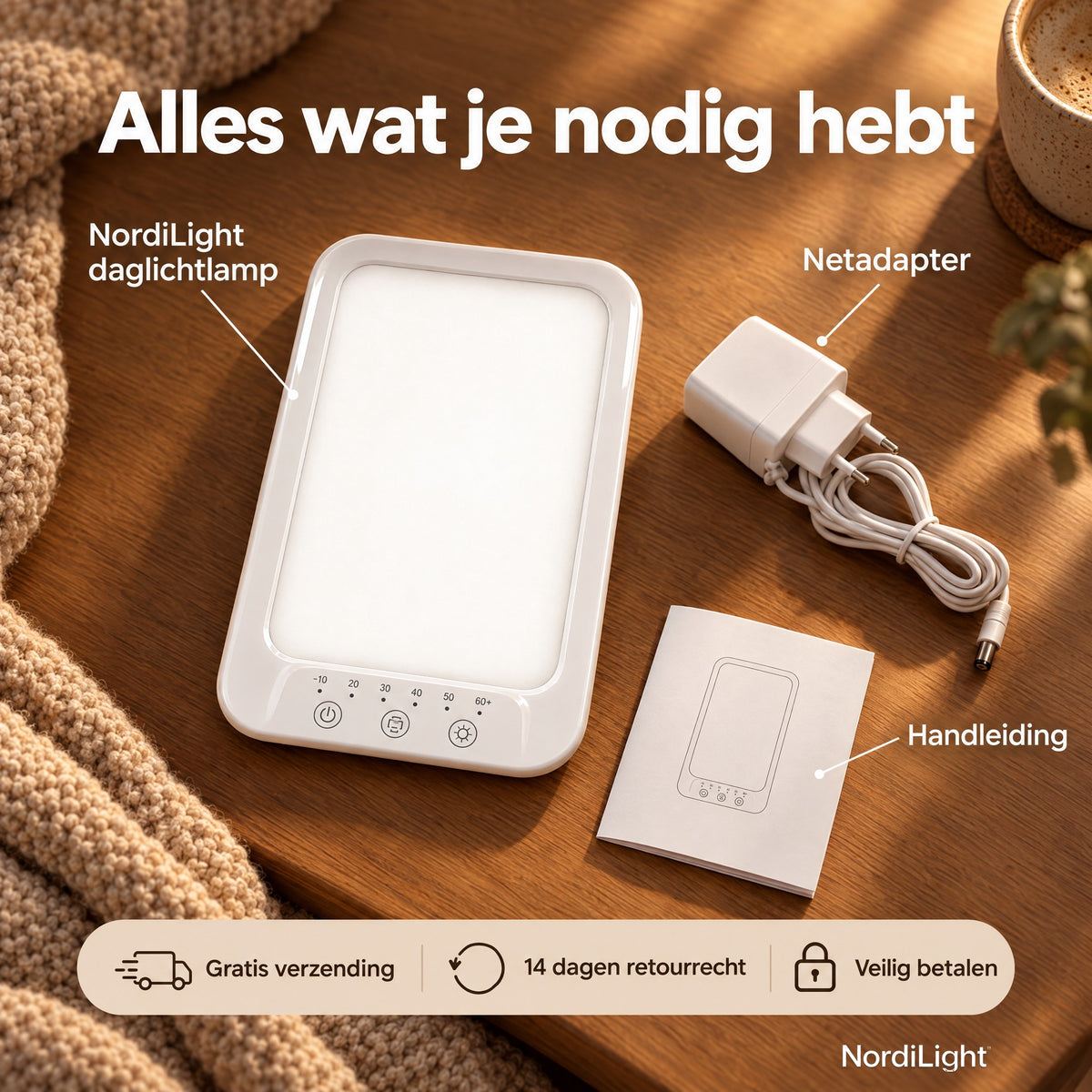 NordiLight daglichtlamp – Alles wat je nodig hebt