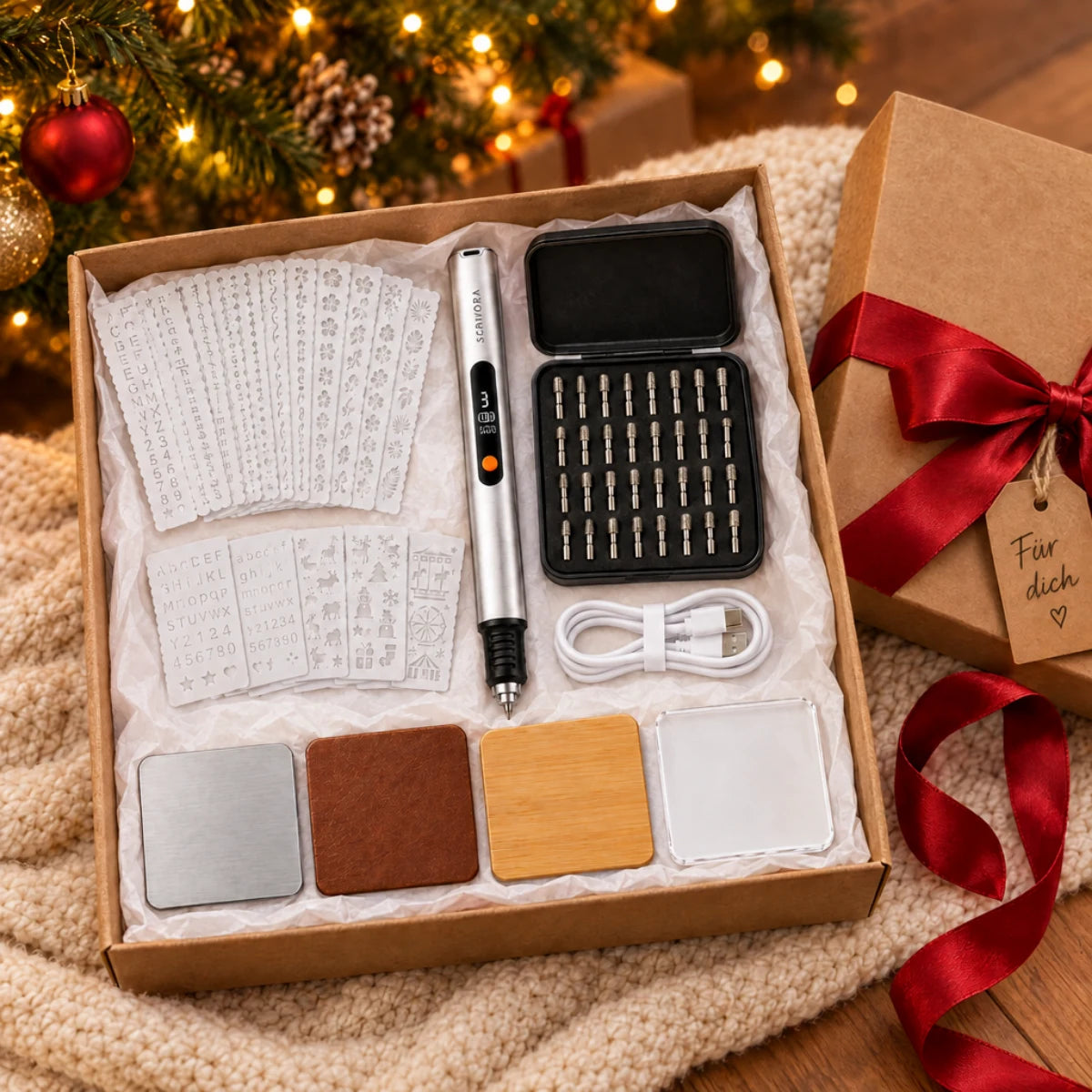 Scrivora Komplett-Set als Weihnachtsgeschenk in der Geschenkbox
