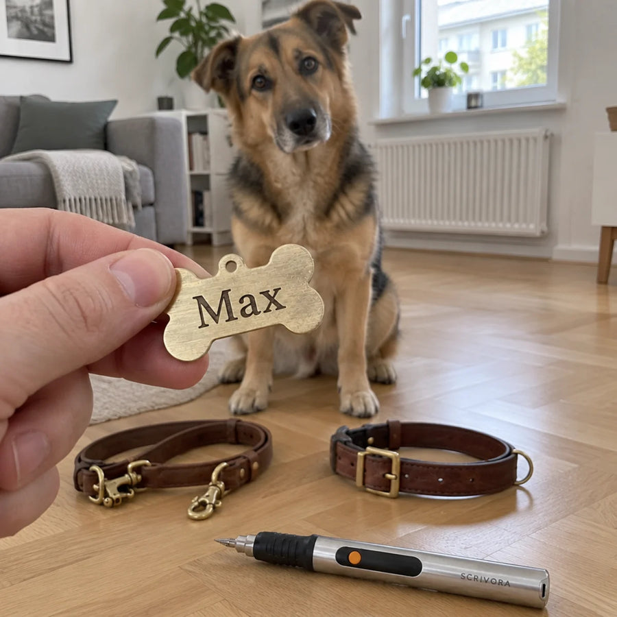 Hundemarke mit Namen Max