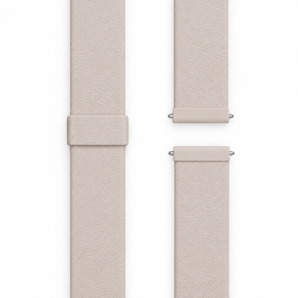 LunaPro Armband Silikon Creme, Detailansicht
