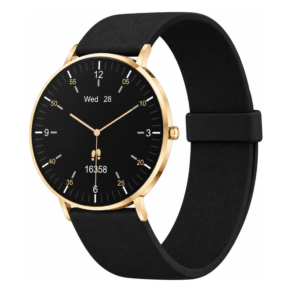 LunaPro Armband Silikon Schwarz an LunaPro Gold