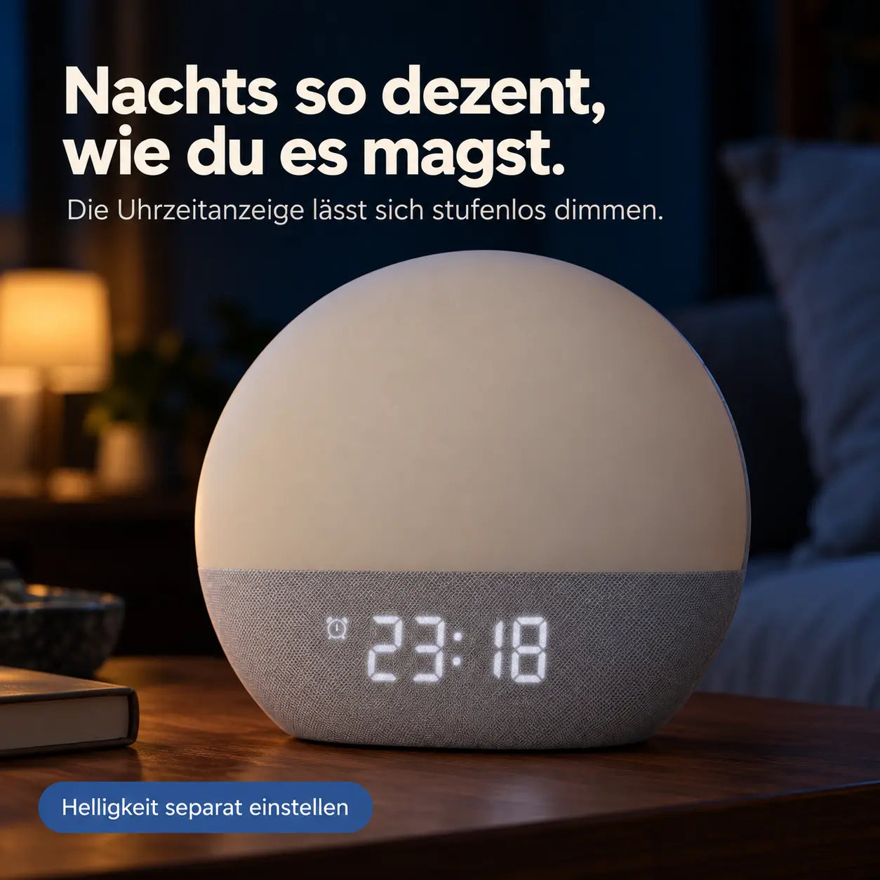 Die Anzeige nachts dimmen