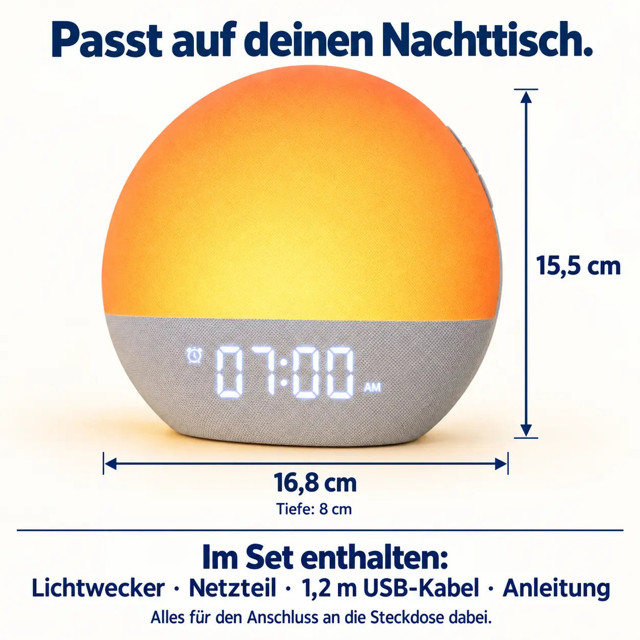 Maße und Lieferumfang
